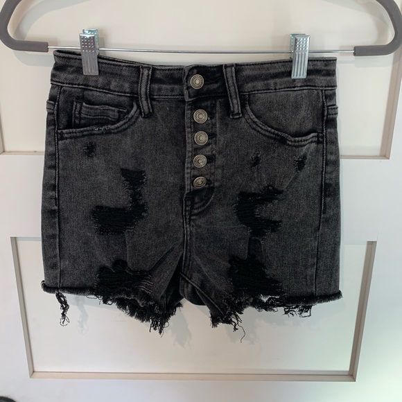 VICI Button down, high-rise, distressed - Picture 3 of 6